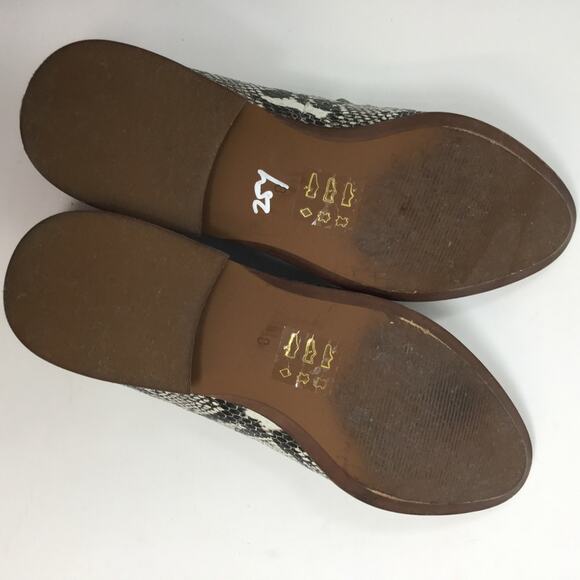 Madewell Frances Loafer, Stamped Snake, size 8 - Picture 6 of 7